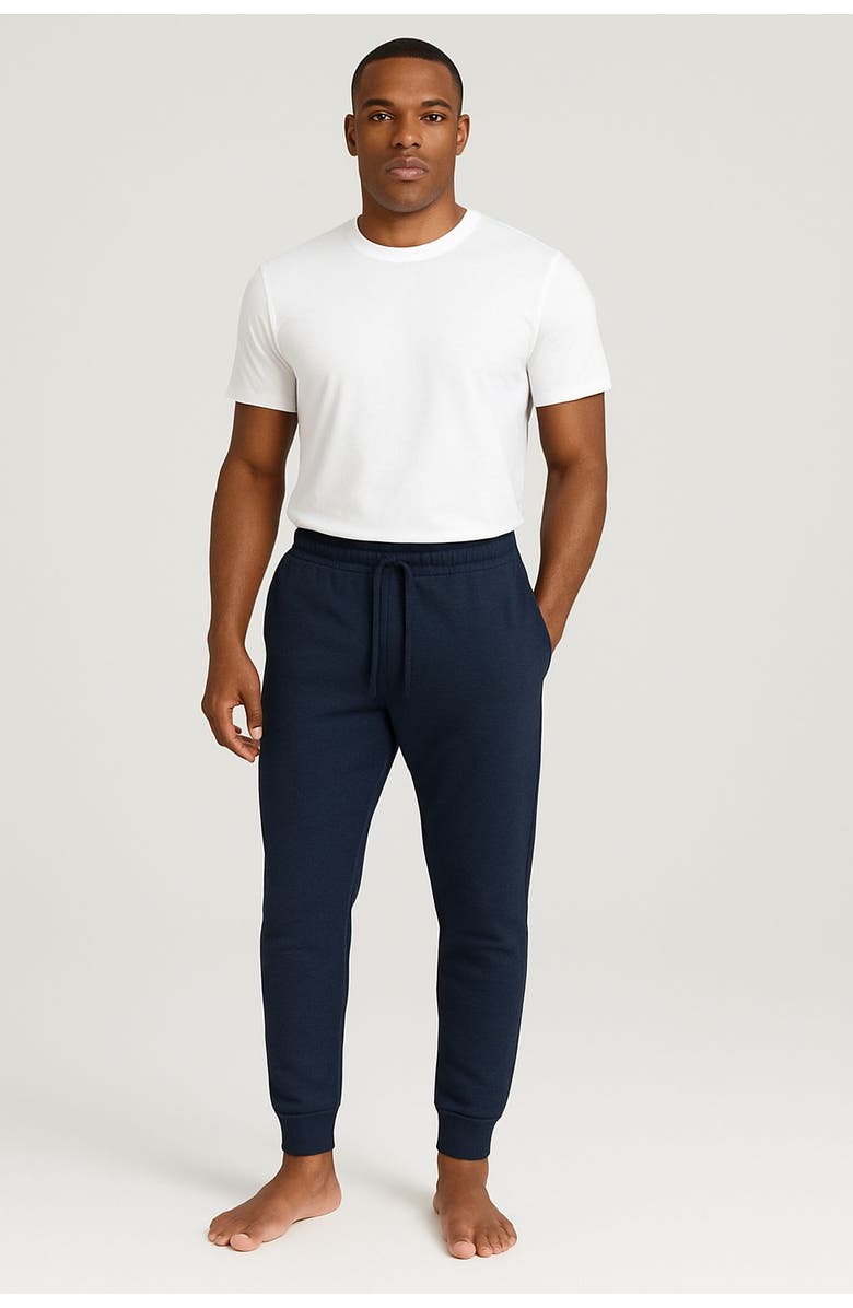 BenBen Men
s 3 Pack Ultra Soft Fleece Jogger Sweatpants, Alternate, color, Black/Navy/Grey