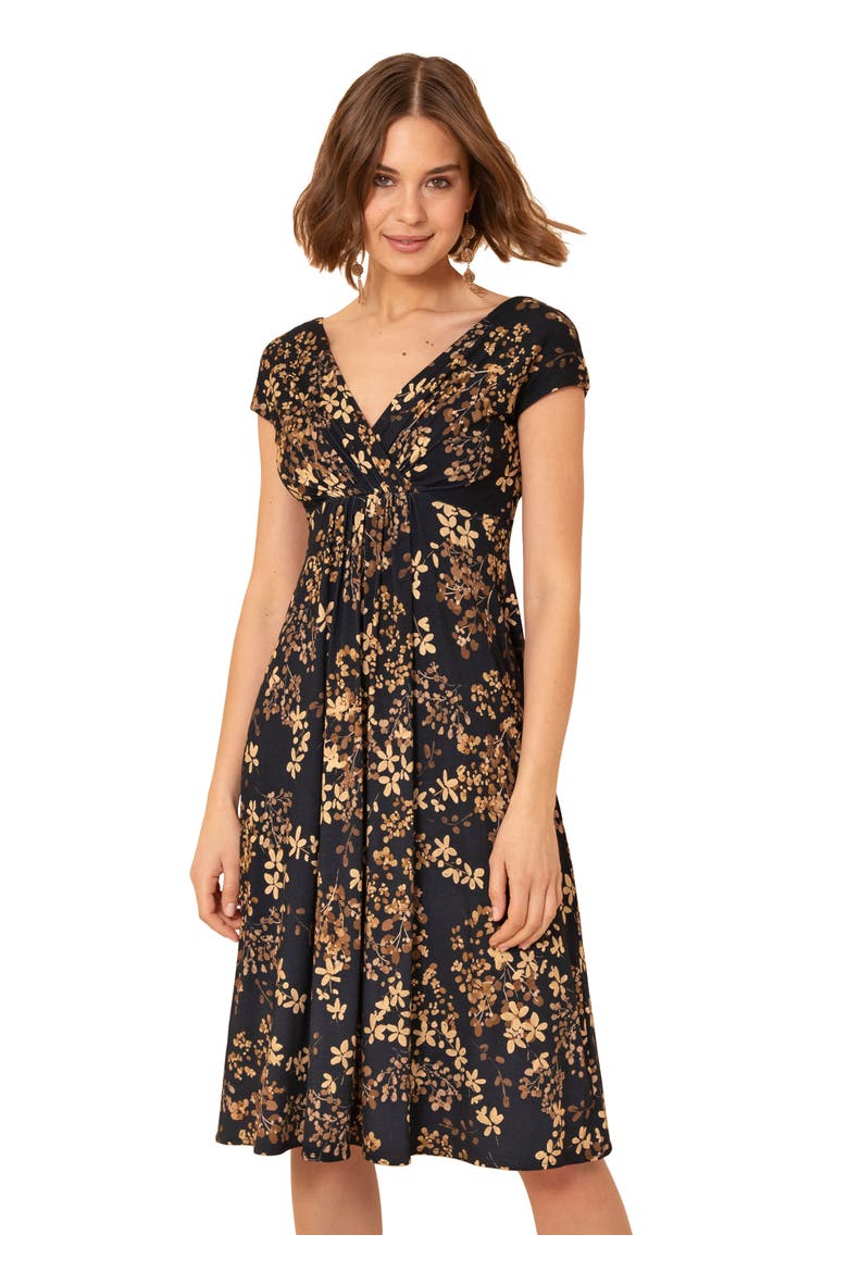 Sara Dress, Alternate, color, Golden Blossom