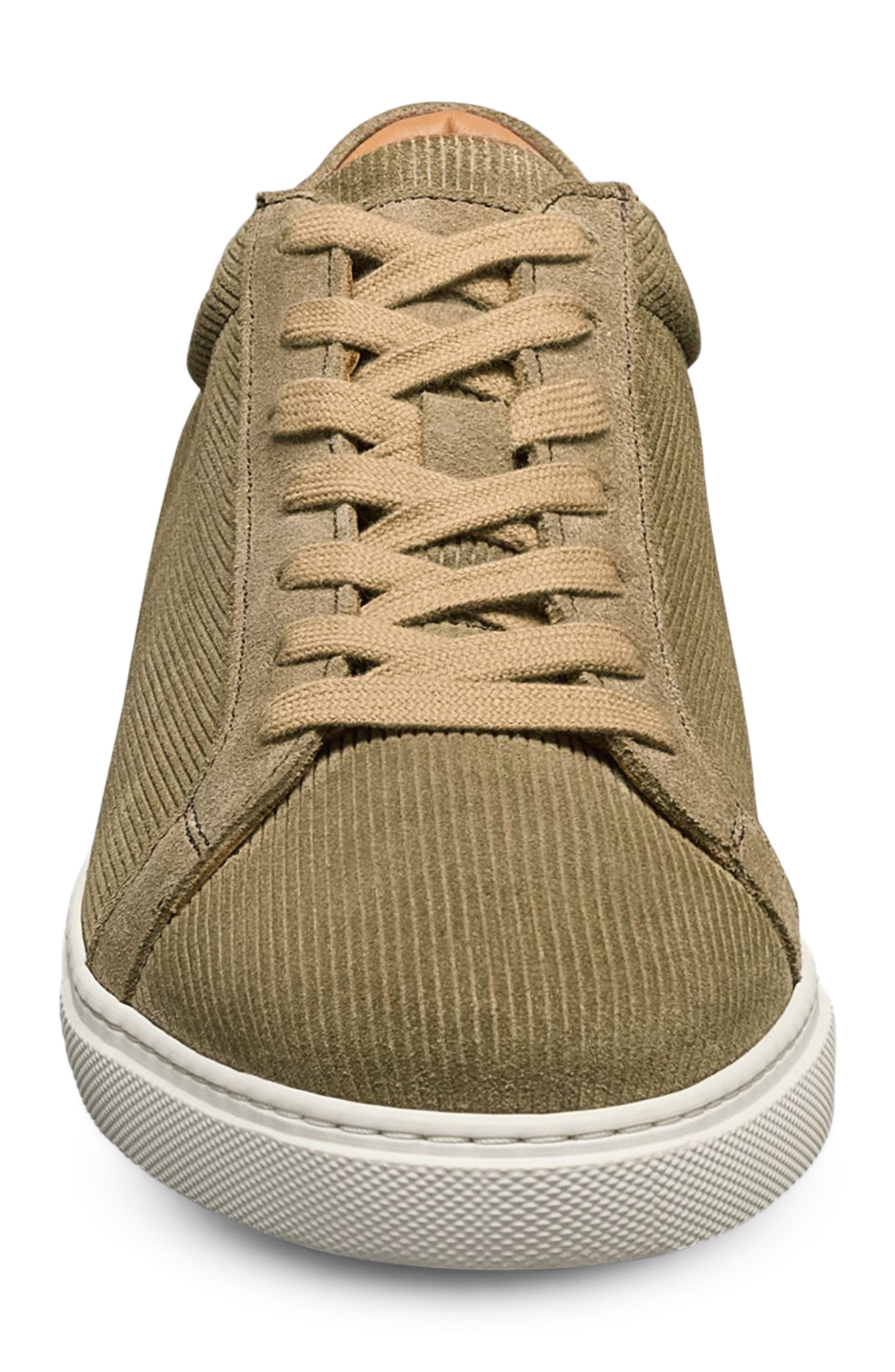 Courtside Low Top Sneaker, Alternate, color, TOBACCO