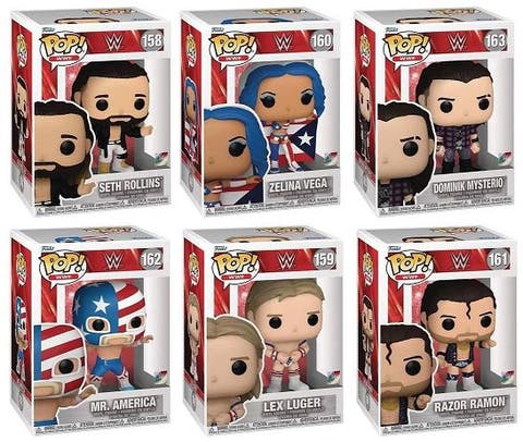 WWE Series 22 Funko Pop! Complete Set (6)