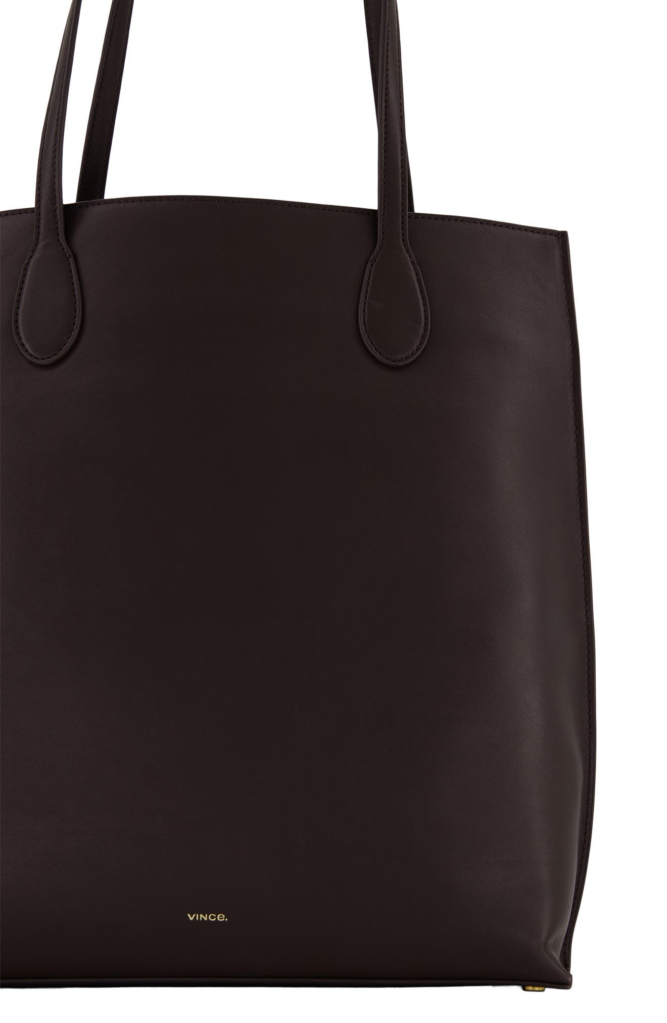 Athene Leather Tote, Alternate, color, CACAO