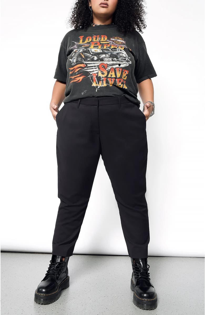 WILDFANG The Empower Slim Crop Pant, Alternate, color, Black