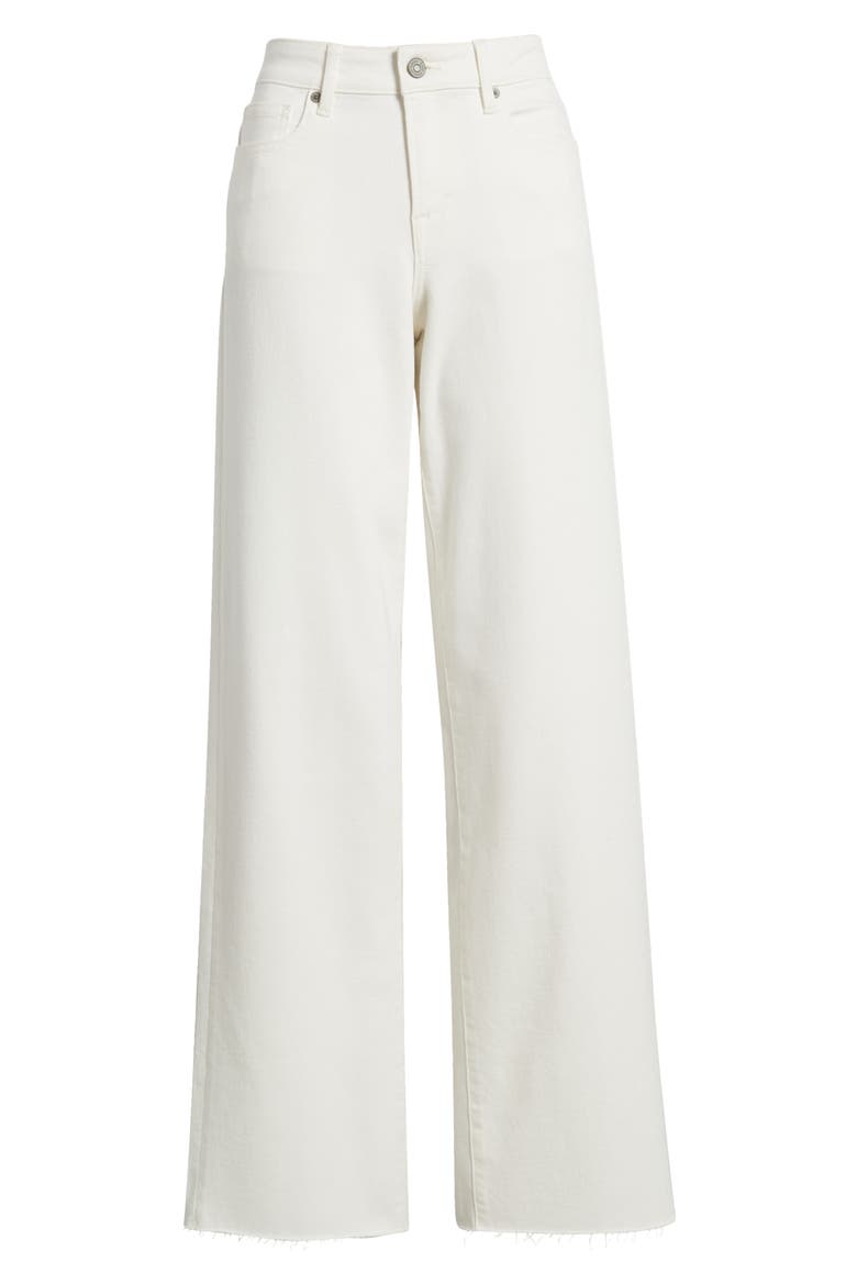 Clean Cut Wide Leg Jeans, Alternate, color, PEARL