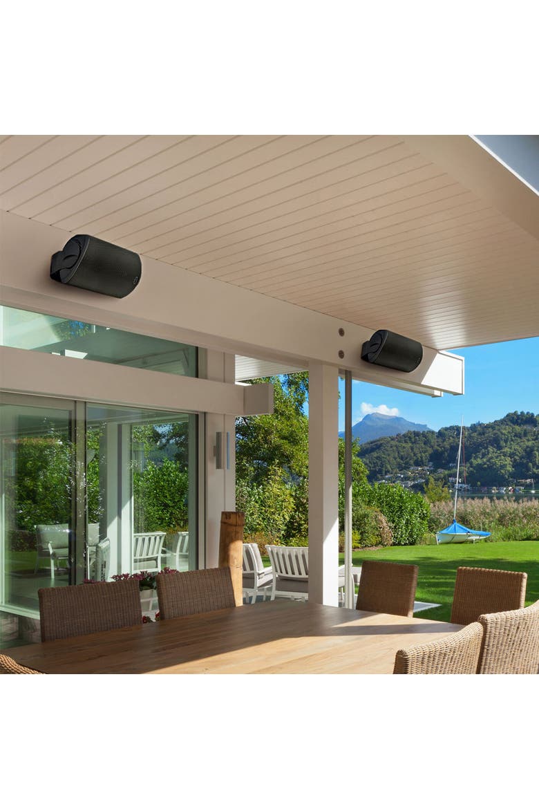 Atrium 6 All-Weather Outdoor Speakers - Pair, Alternate, color, Black