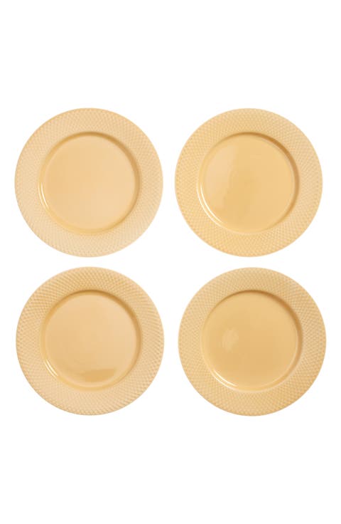 Rhombe Color Set of 4 Dinner Plates