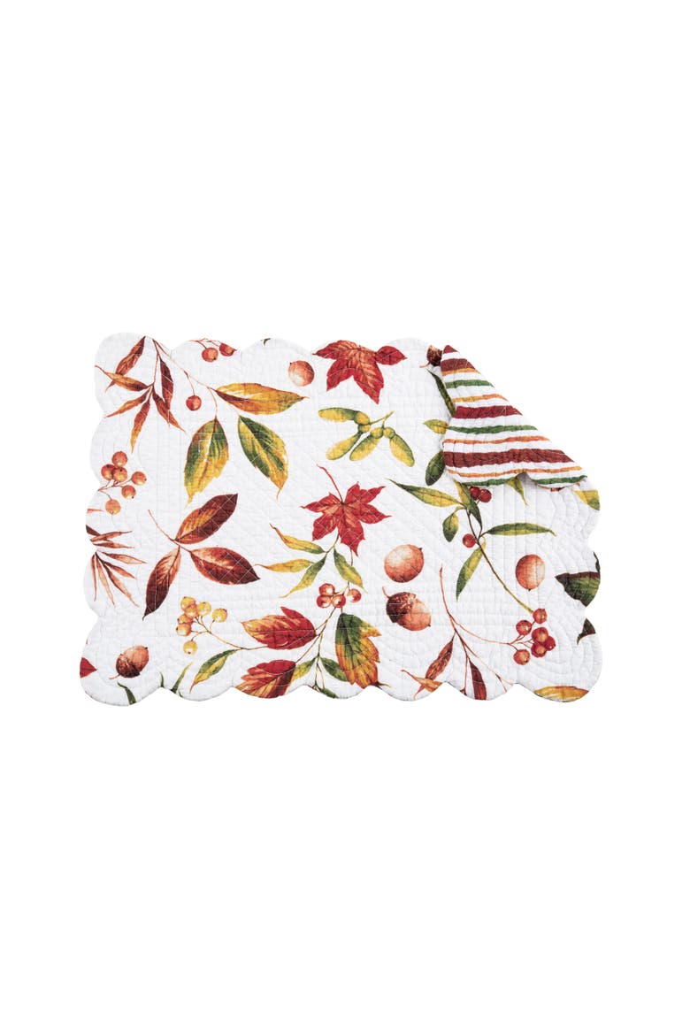 Camilla Placemats Set of 6, 13" x 19", Alternate, color, Orange