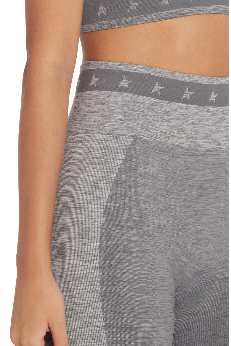 Mélange High Waist Leggings, Alternate, color, MELANGE GREY