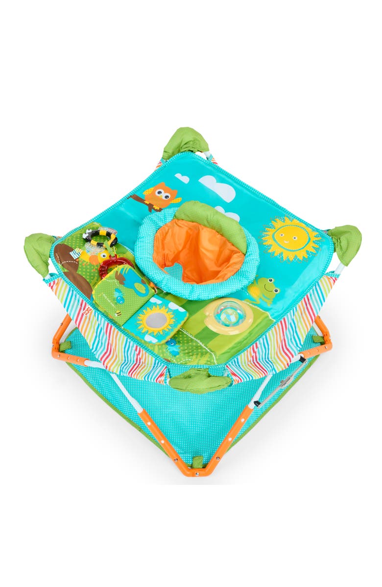 BRIGHT STARTS Pop 'N Jump Portable Activity Jumper, Main, color, Green