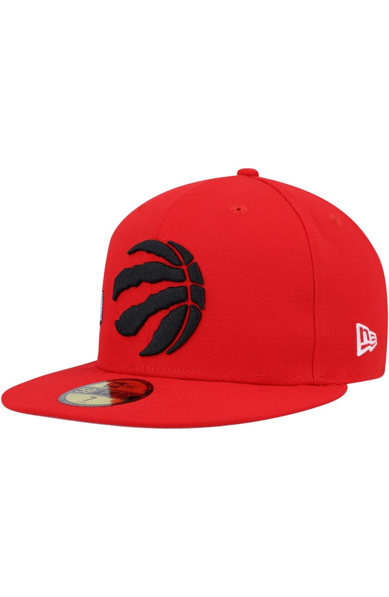 New Era Men's New Era Red Toronto Raptors Stateview 59FIFTY Fitted Hat, Alternate, color, 