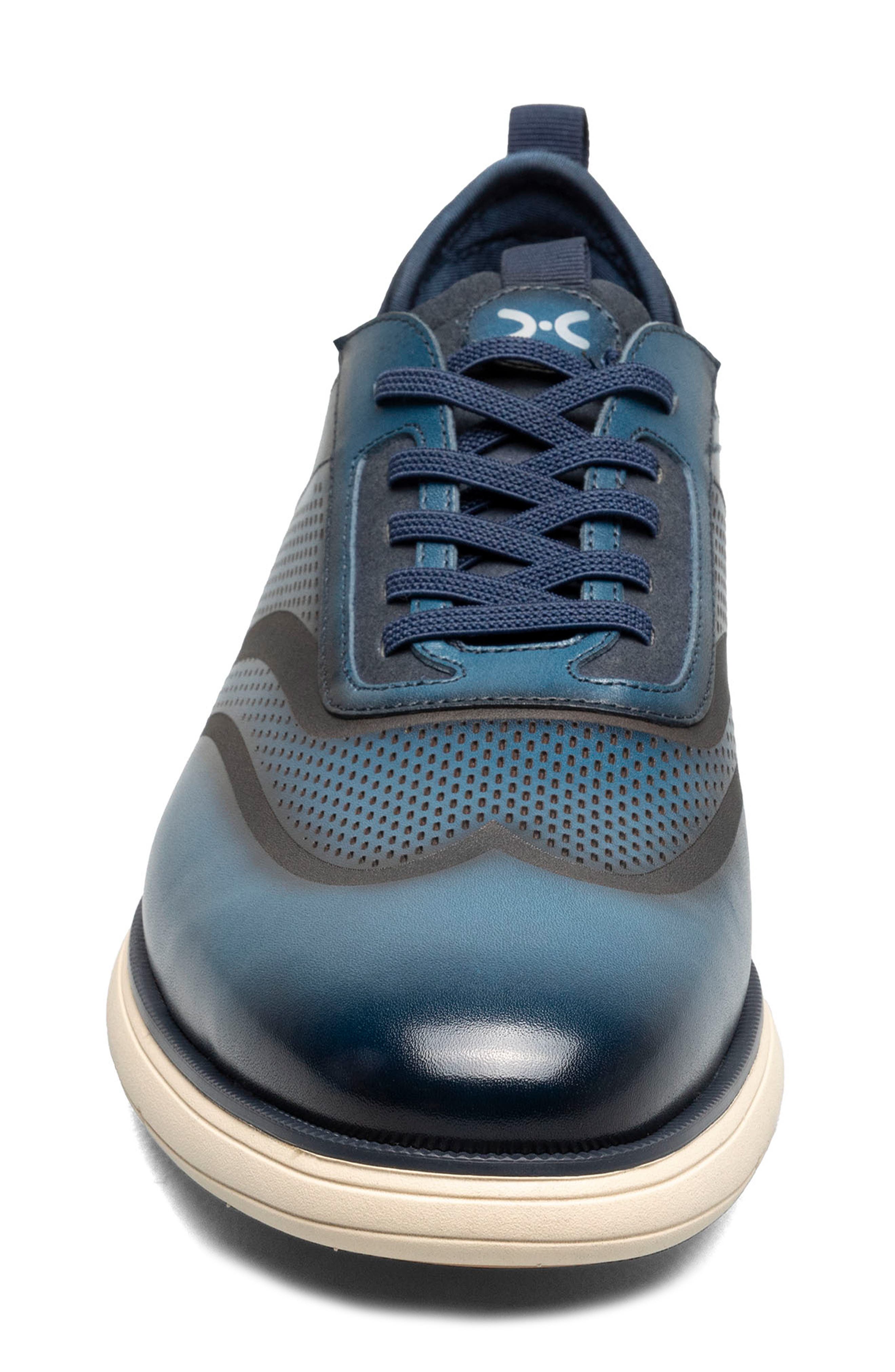 Edgewood Wingtip Sneaker, Alternate, color, BLUE