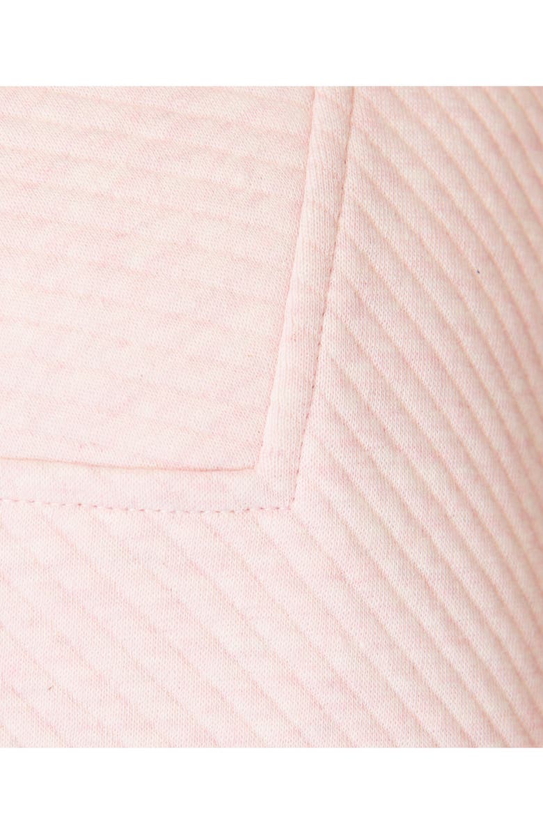 Sweaty Betty Radiant Oversize Half Zip Sweatshirt, Alternate, color, Neutral Pink