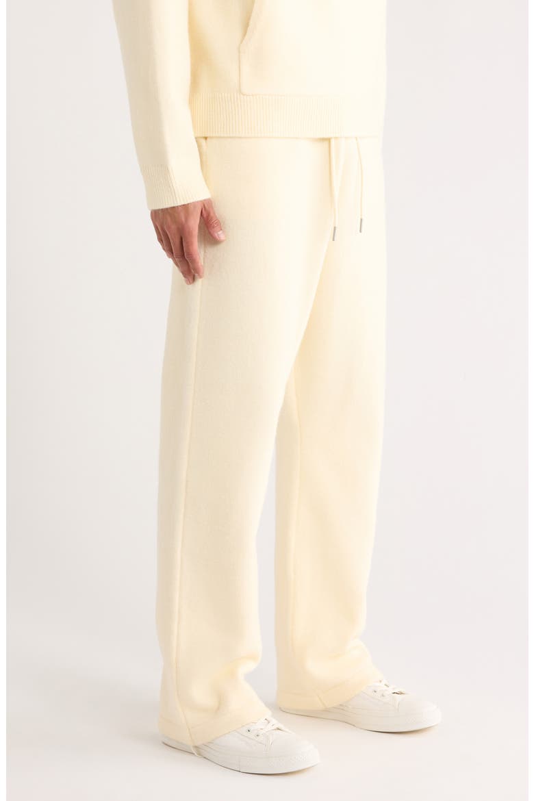 Art Knit Pants, Alternate, color, BONE