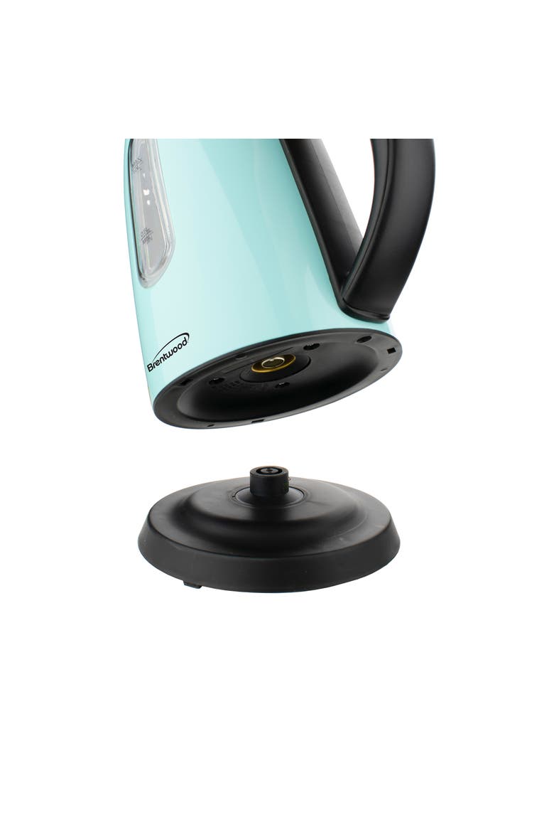 1 Liter Stainless Steel Cordless Electric Kettle, Alternate, color, Blue