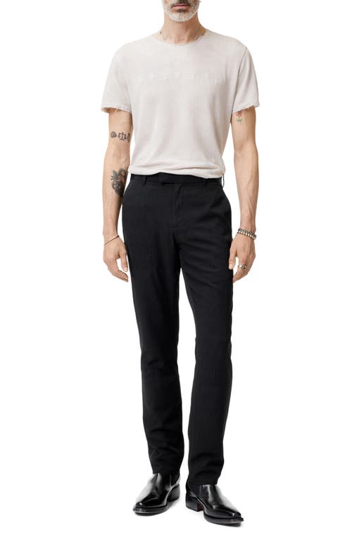 John Varvatos Freedom Raw Edge T-shirt In Salt