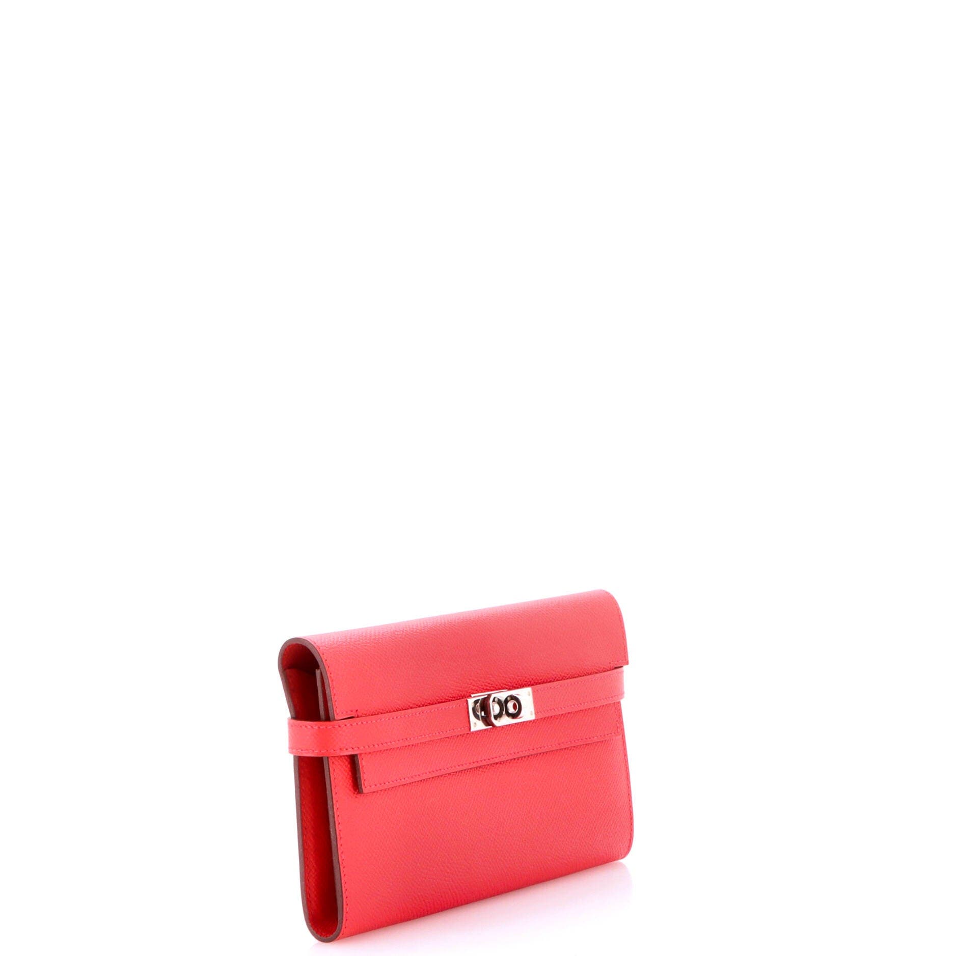 Kelly Wallet Epsom Long, Alternate, color, Red