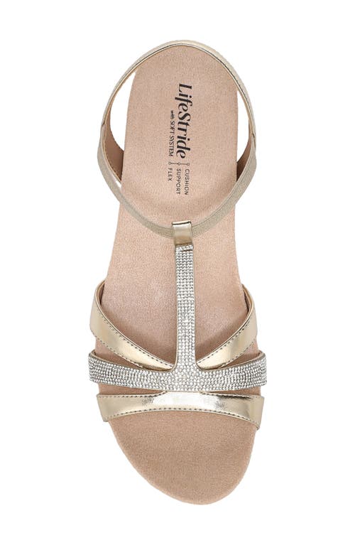 Lifestride Mimosa Slingback Platform Wedge Sandal In Multi