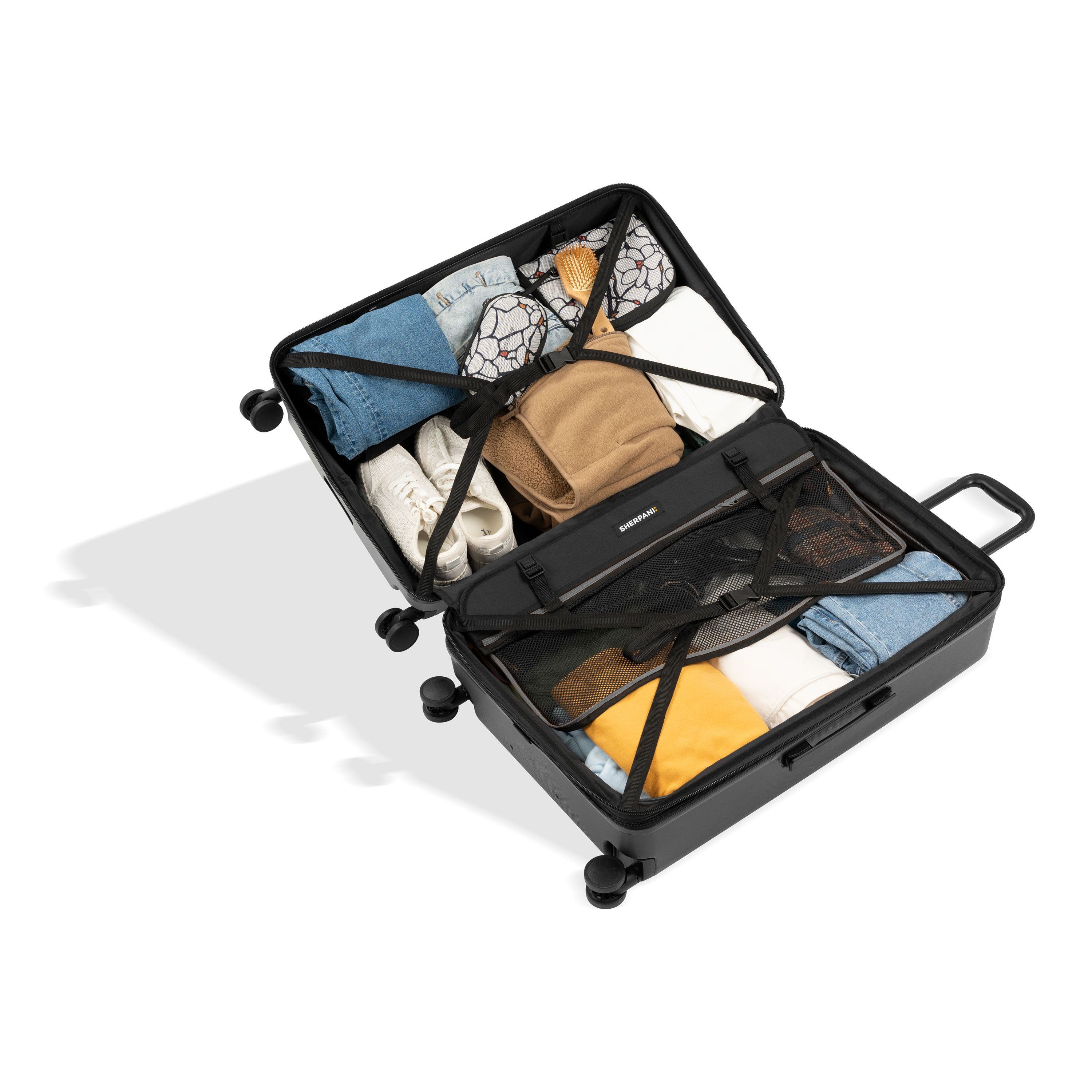 Sherpani Meridian 26" Luggage, Alternate, color, Black