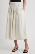 Nordstrom Tiered Cotton Poplin Maxi Skirt