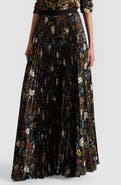 Alice + Olivia Katz Pleated Maxi Skirt
