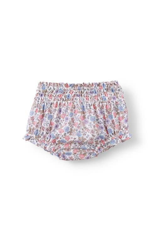 Shop Cotton On Kids Gigi Shirred Top And Bloomer Set In Vanilla Bella Floral