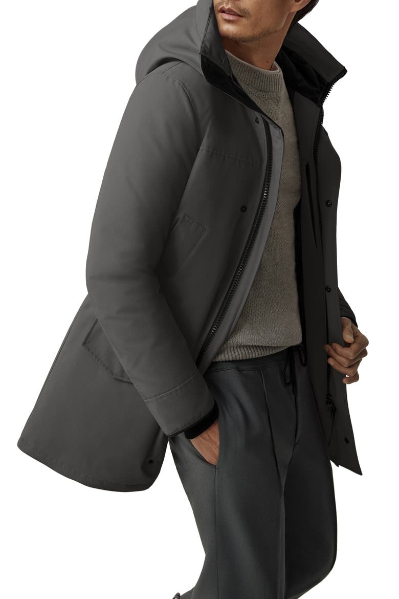 Langford 625-Fill Power Down Parka, Alternate, color, GRAPHITE