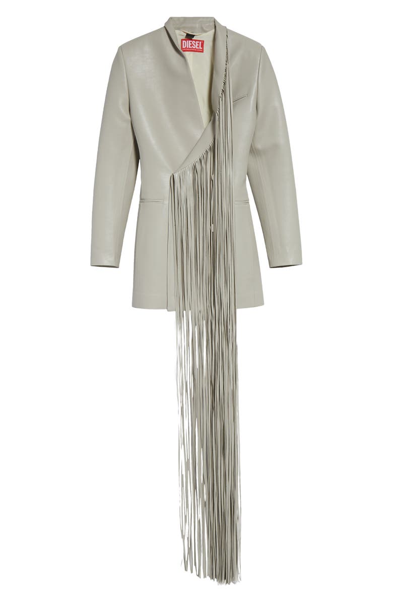 DIESEL<sup>®</sup> G-Shank Fringe Faux Leather Blazer, Alternate, color,