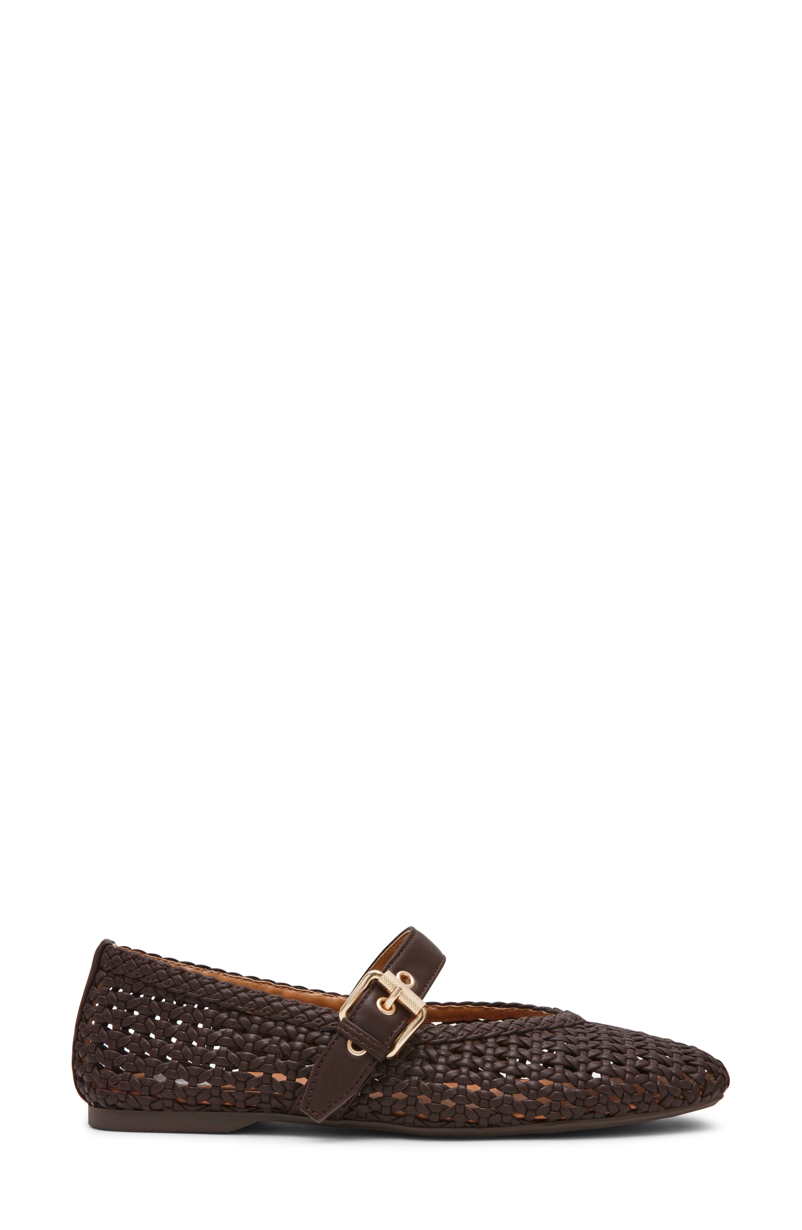 Mulaney Woven Flat, Alternate, color, BROWN