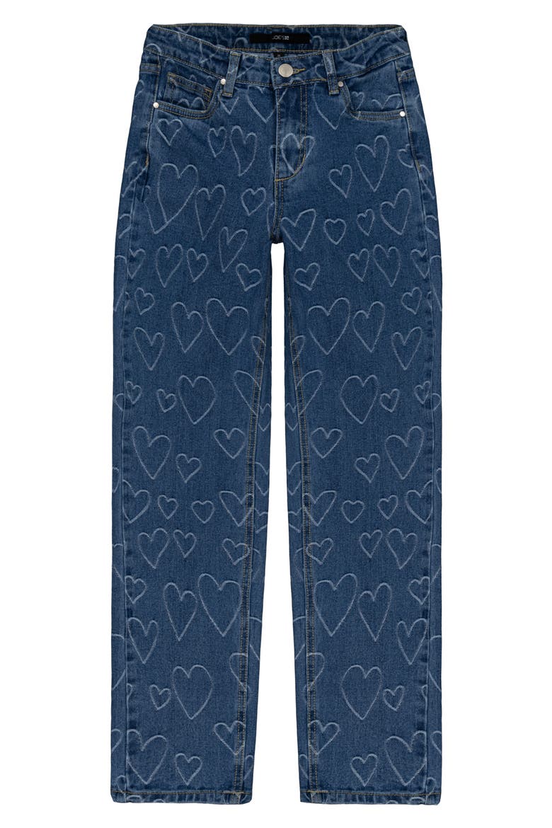 Kids' Sadie Relaxed Fit Straight Leg Jeans, Main, color, DARK WASH 240