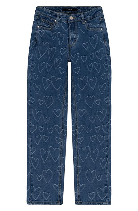 Kids' Sadie Relaxed Fit Straight Leg Jeans (Big Kid)