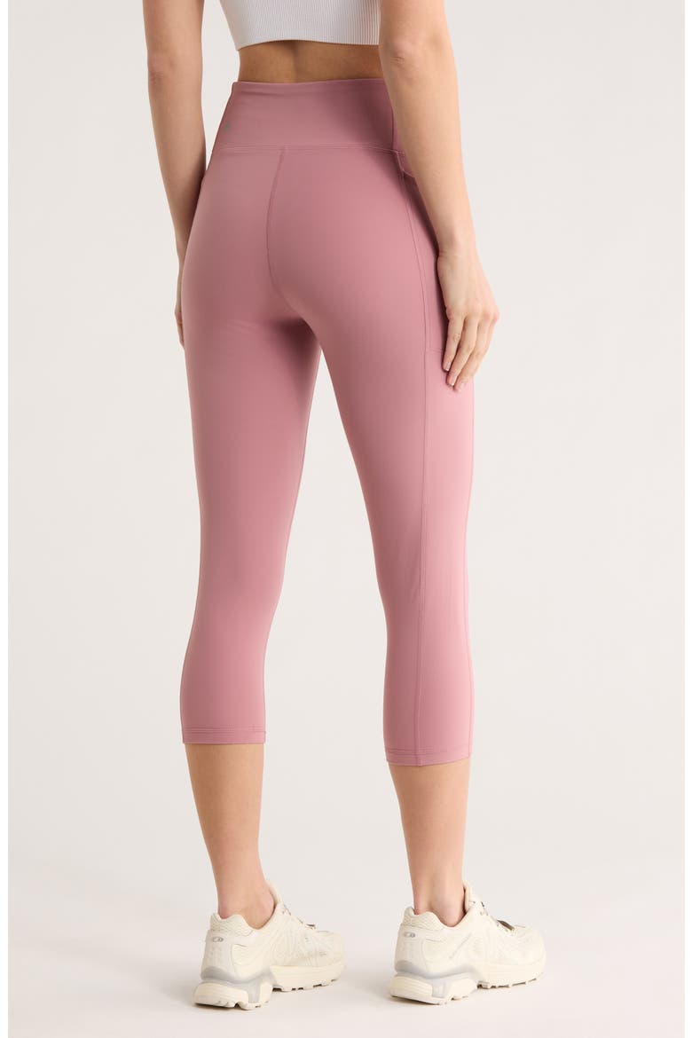 Perform High Waist Pocket 2.0 Crop Leggings, Alternate, color, PINK NOSTALGIA