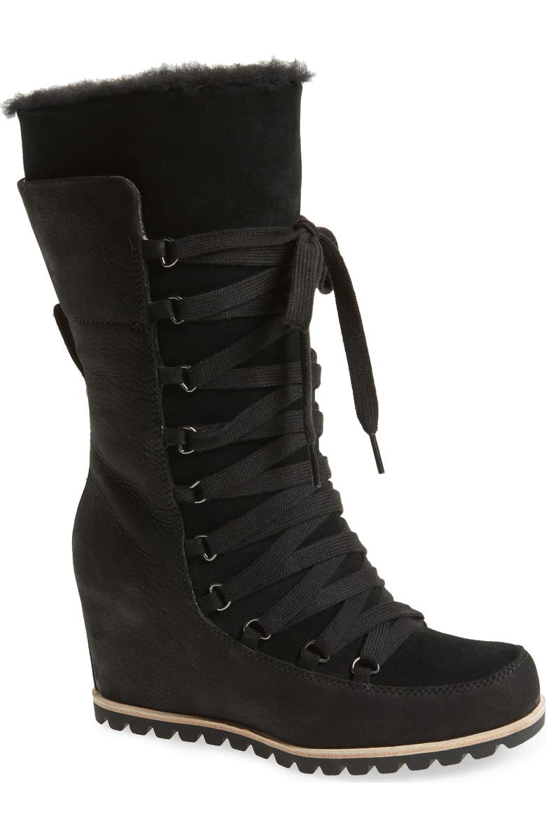 UGG<sup>®</sup> Mason Waterproof Wedge Boot, Main, color,