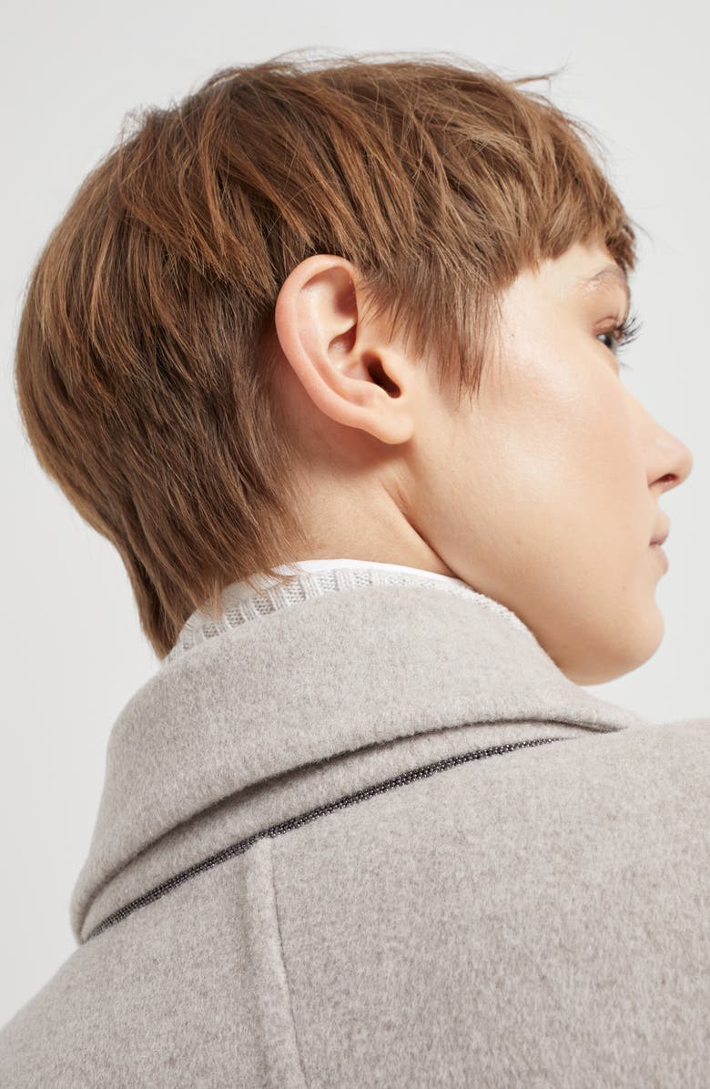 Brunello Cucinelli Hand-finished Caban jacket, Alternate, color, 