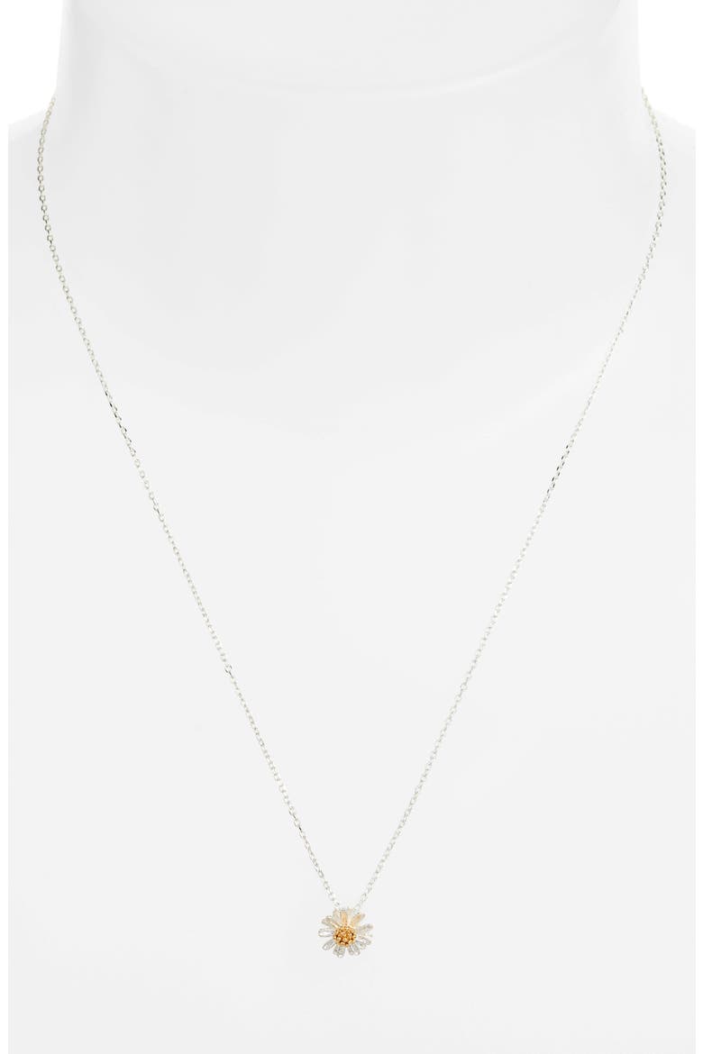 Wildflower Necklace, Alternate, color, SILVER