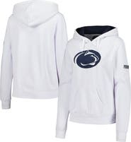 STADIUM ATHLETIC Women's White Penn State Nittany Lions Team Big Logo Pullover Hoodie