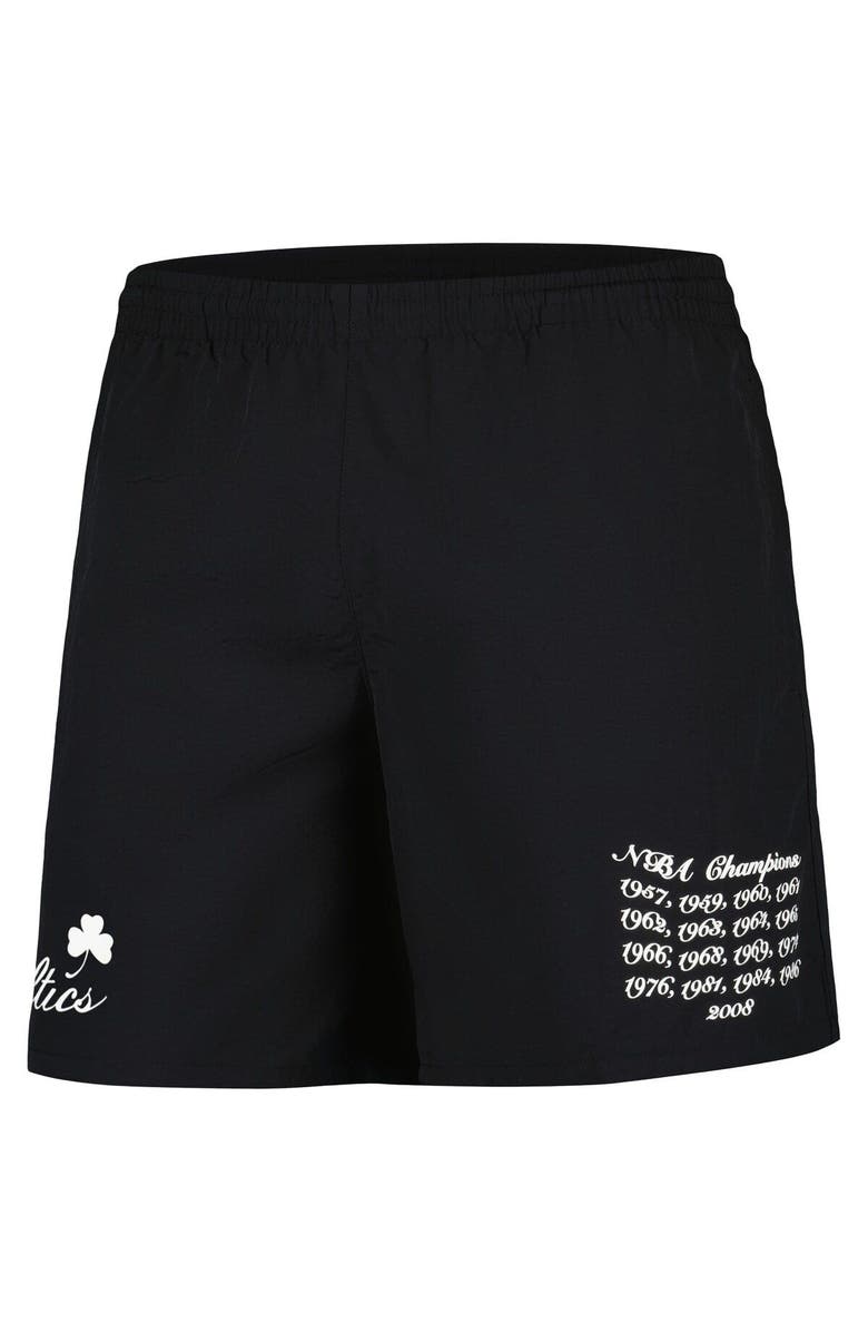 Mitchell & Ness Men's Mitchell & Ness Black Boston Celtics 17x Champions Heritage Shorts, Alternate, color, 