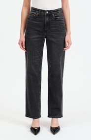 DAZE Sundaze High Waist Straight Leg Jeans