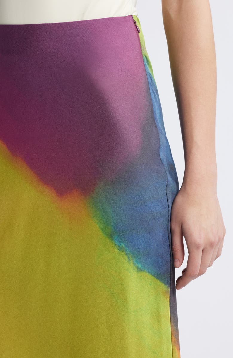 & Other Stories Ombré Satin Maxi Skirt, Alternate, color, 