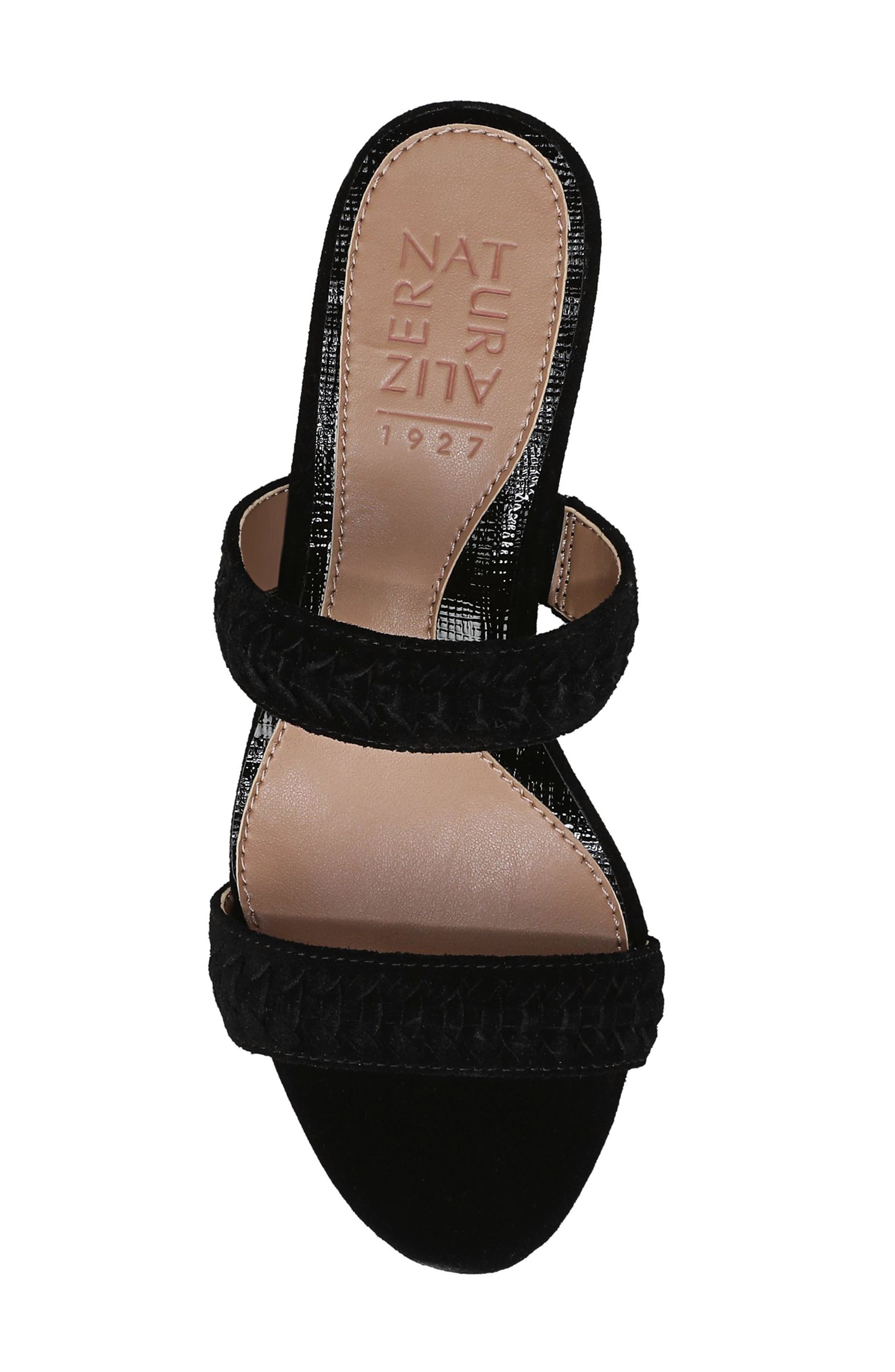 Naturalizer Terra Sandal - Wide Width Available, Alternate, color, Black