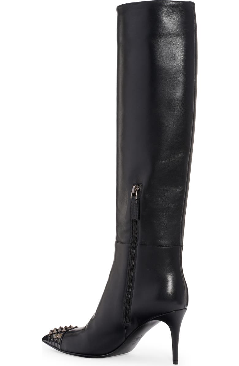 Valentino Garavani Alcove Rockstud Pointed Toe Tall Boot, Alternate, color,