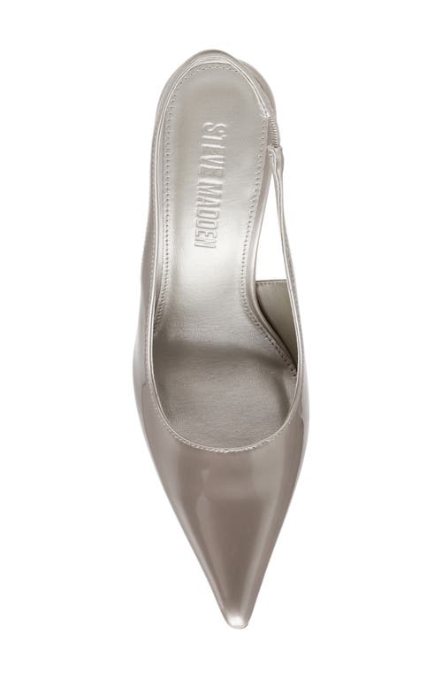 Steve Madden Reyes Pointed Toe Slingback Sandal In White