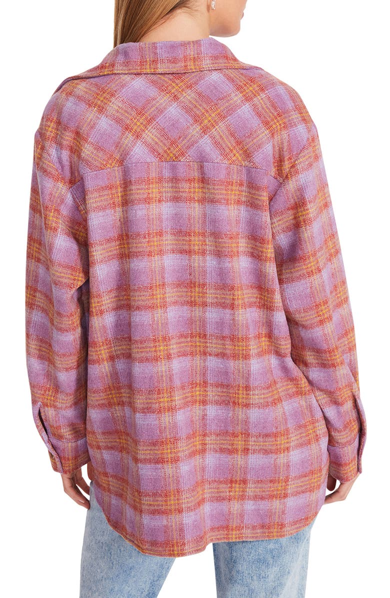 Steve Madden Brooklyn Plaid Shacket, Alternate, color, 