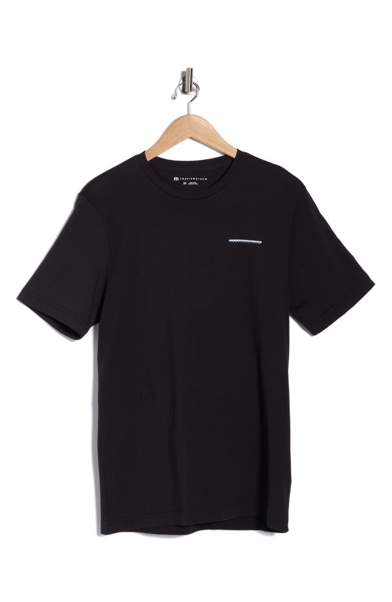 TravisMathew Saluda Cotton Graphic T-Shirt, Main, color, Black