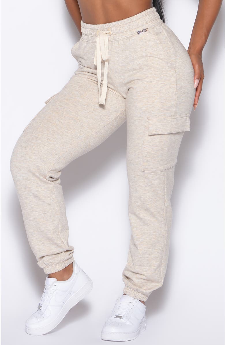 Bombshell Sportswear Sweat Joggers, Alternate, color, Heathered Oatmeal