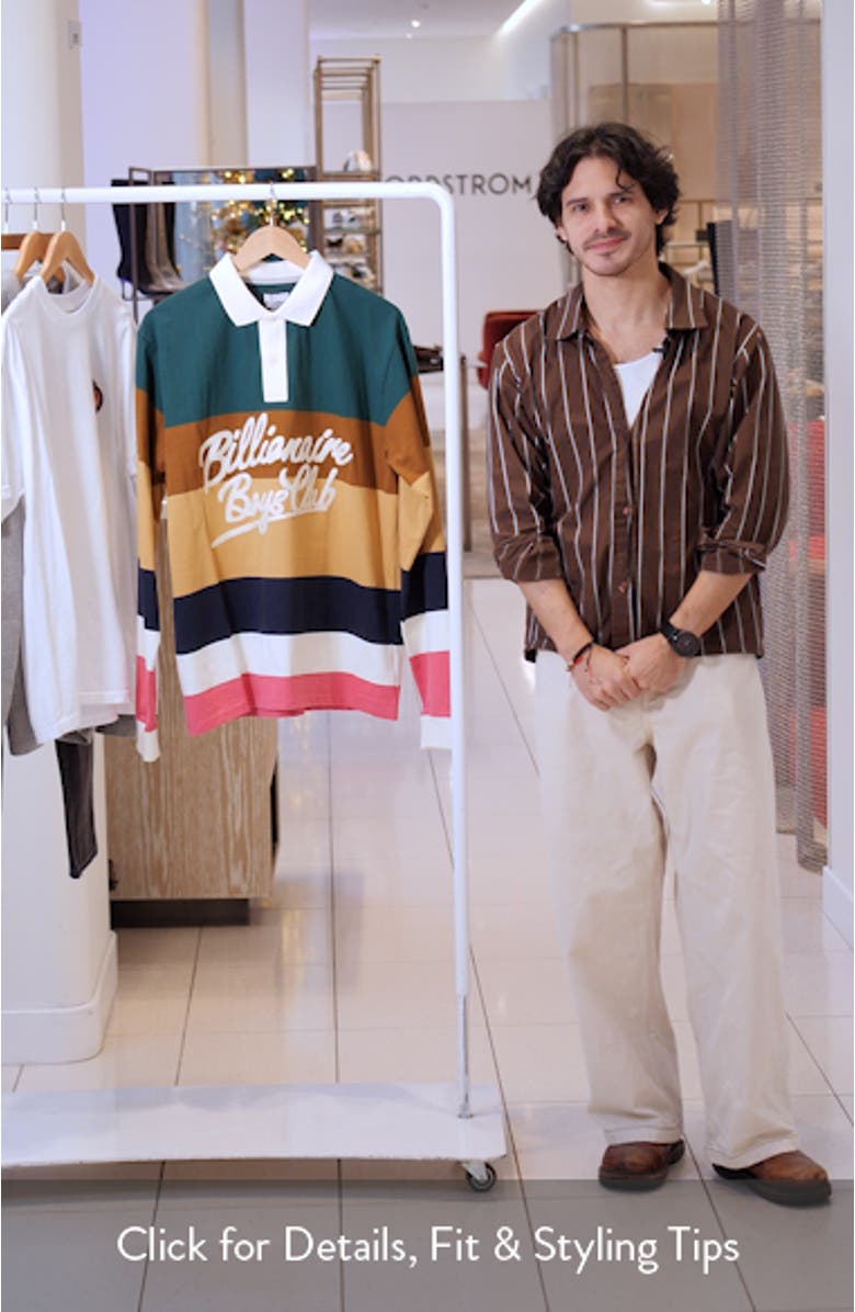 BB Rugby Stripe Jersey Polo, sales video thumbnail