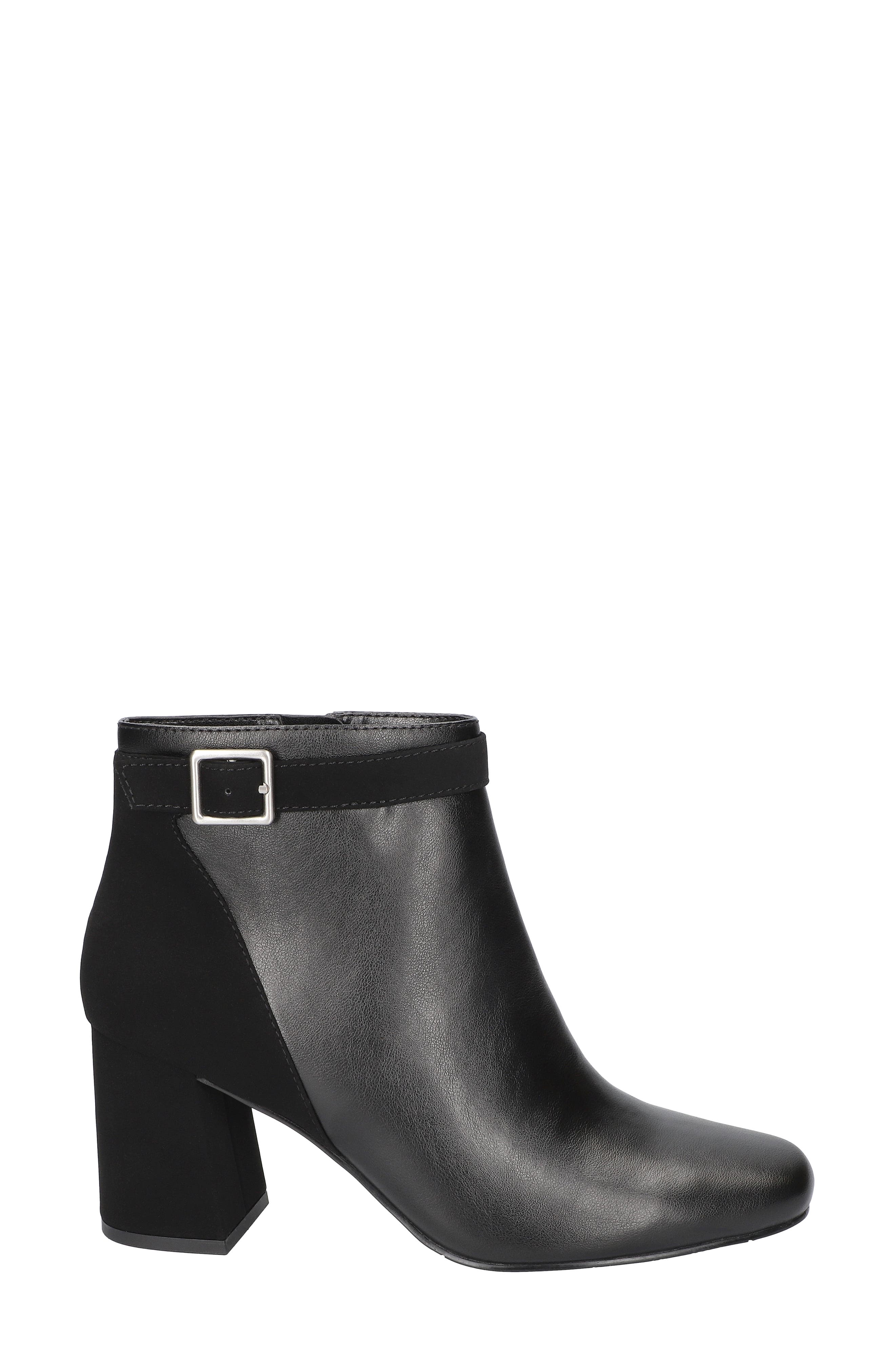 EASY STREET Winnipeg Block Heel Bootie, Alternate, color, Black/ Lamy