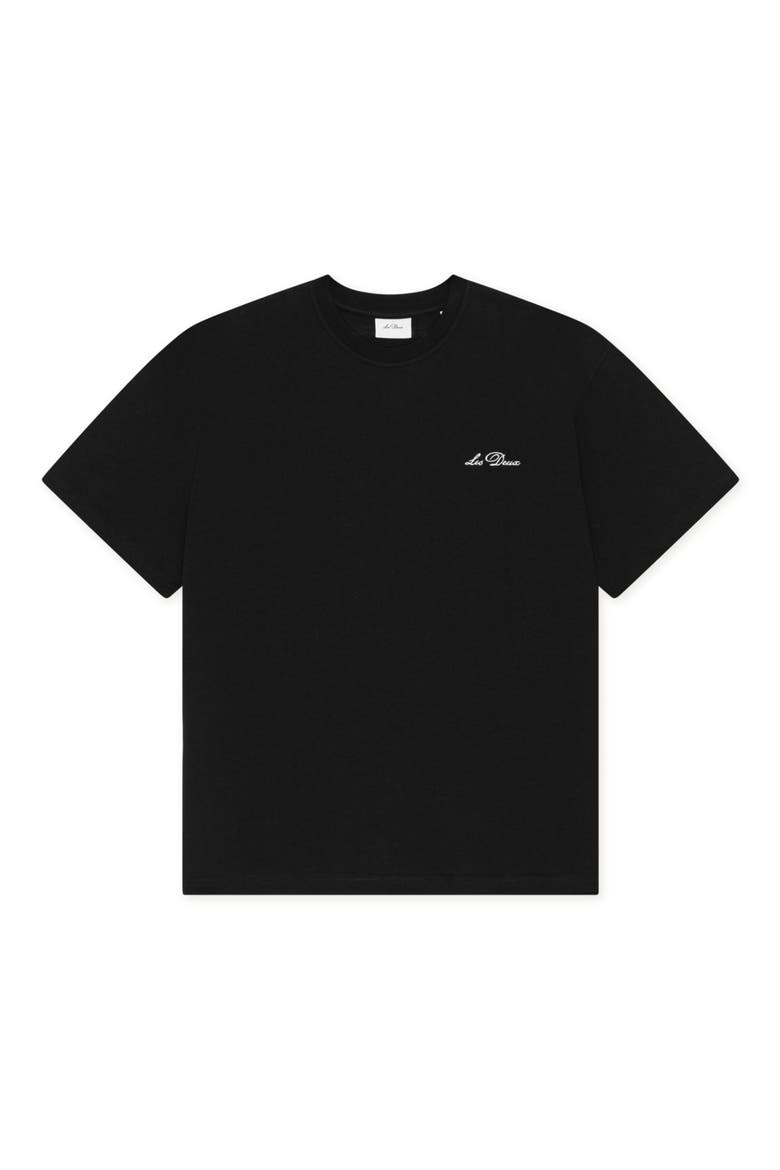 Organic Cotton Graphic T-Shirt, Alternate, color, BLACK/ WHITE