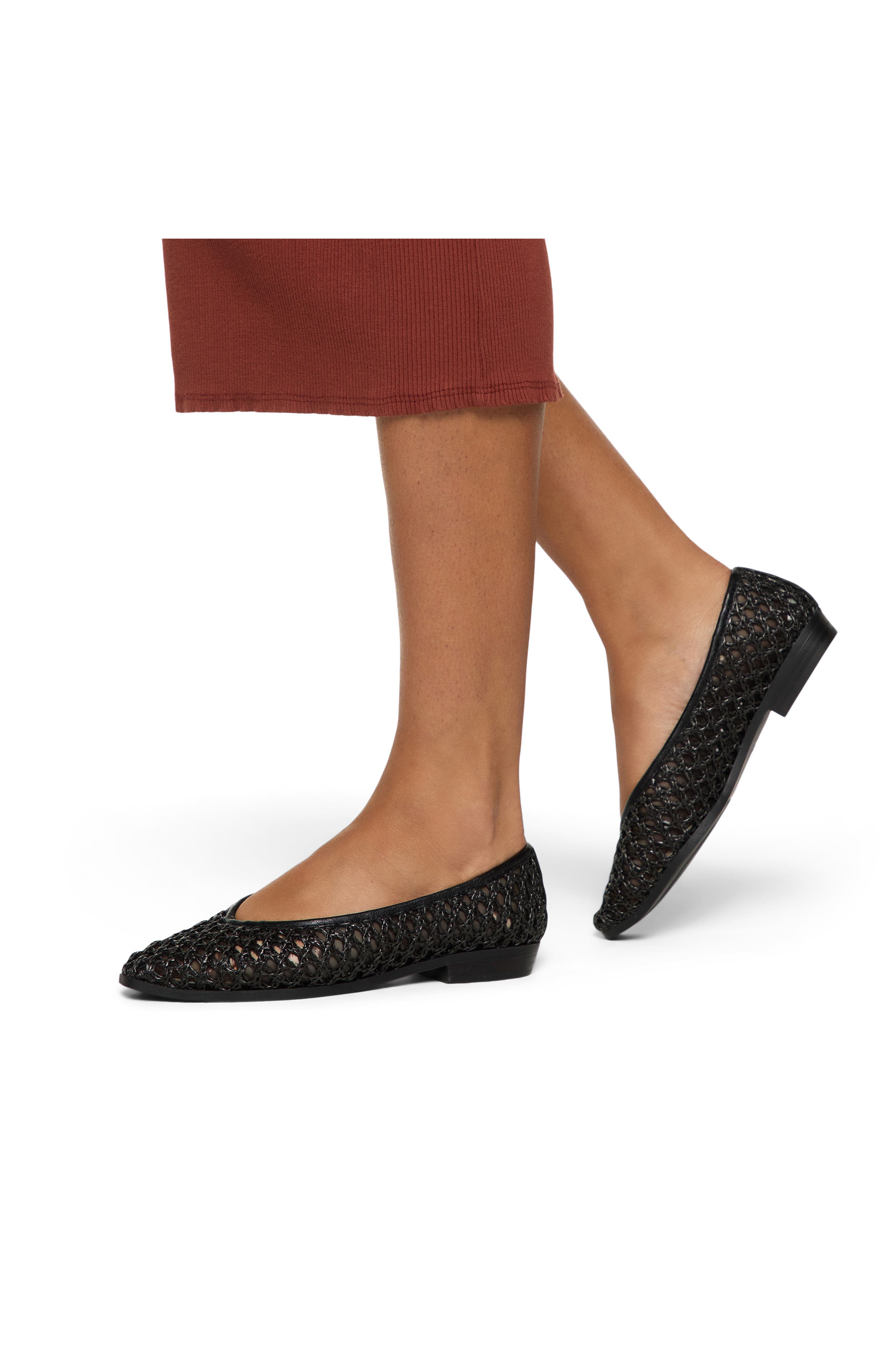 ALDO Rafaella Ballet Flat, Alternate, color, Black