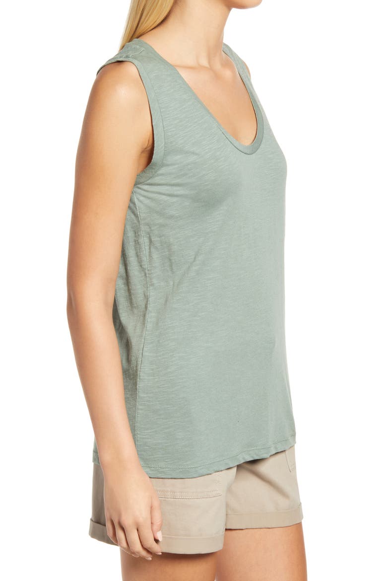 Muscle Tank, Alternate, color, GREEN DUNE