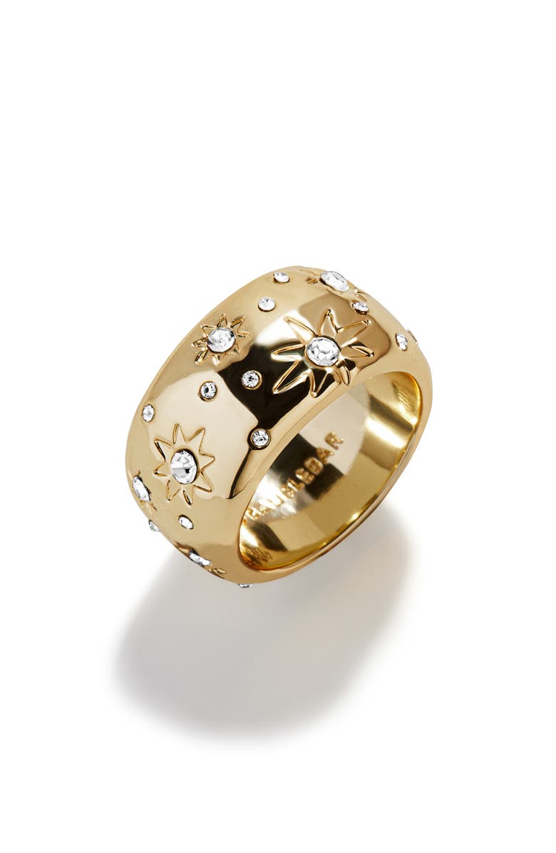 BaubleBar Celestial Statement Ring, Alternate, color, Gold/ Clear