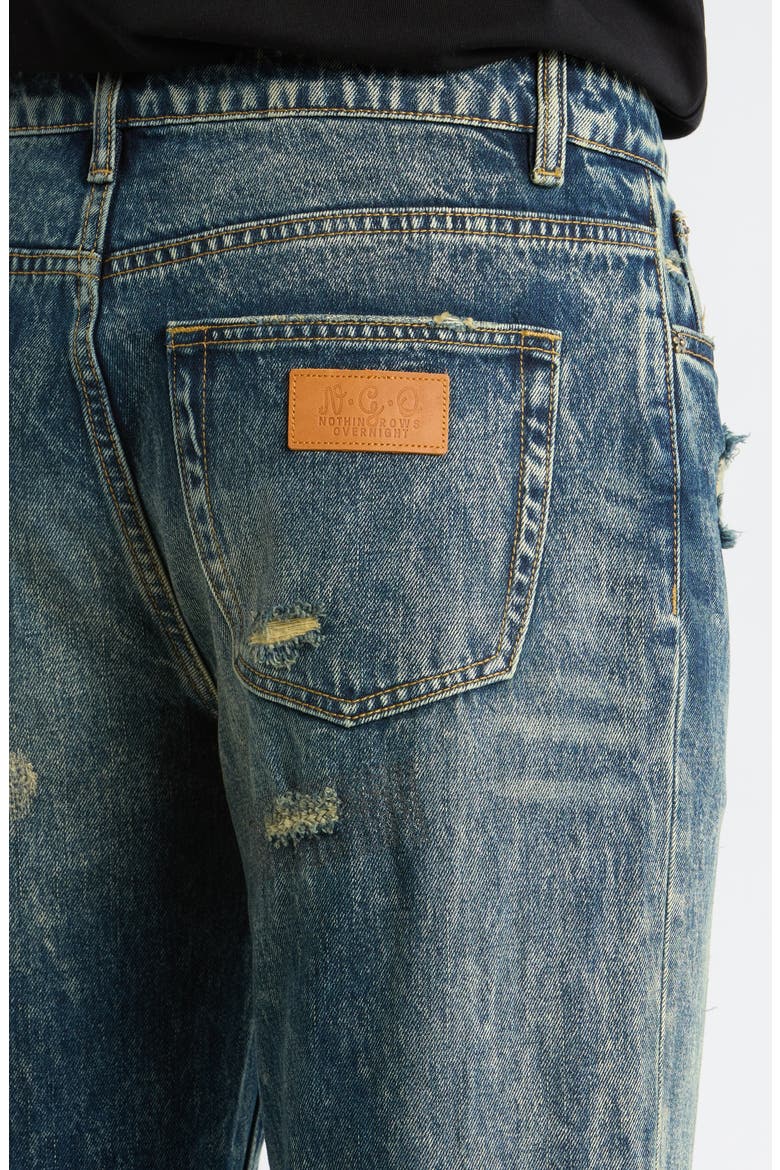 Timeless Ripped & Repaired Bootcut Jeans, Alternate, color, LIGHT WASH